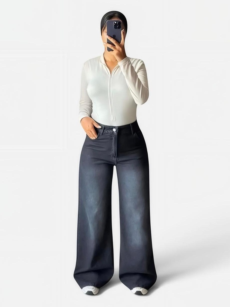 Long Wideleg - Dark Grey