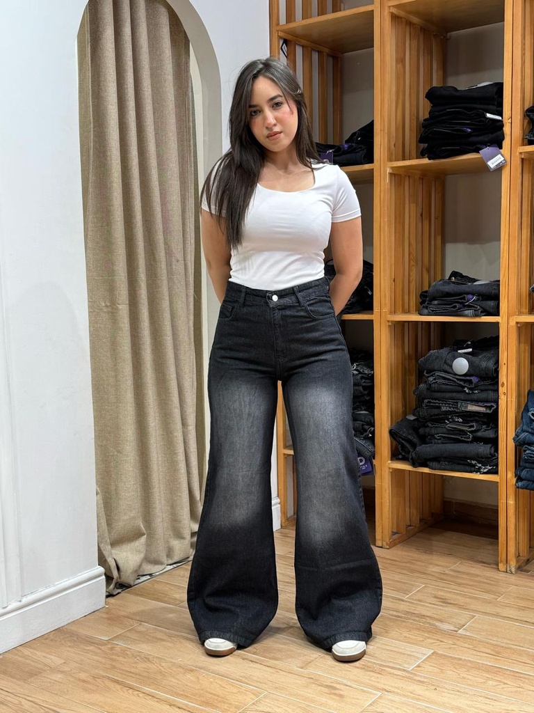 Long Wideleg - Dark Grey