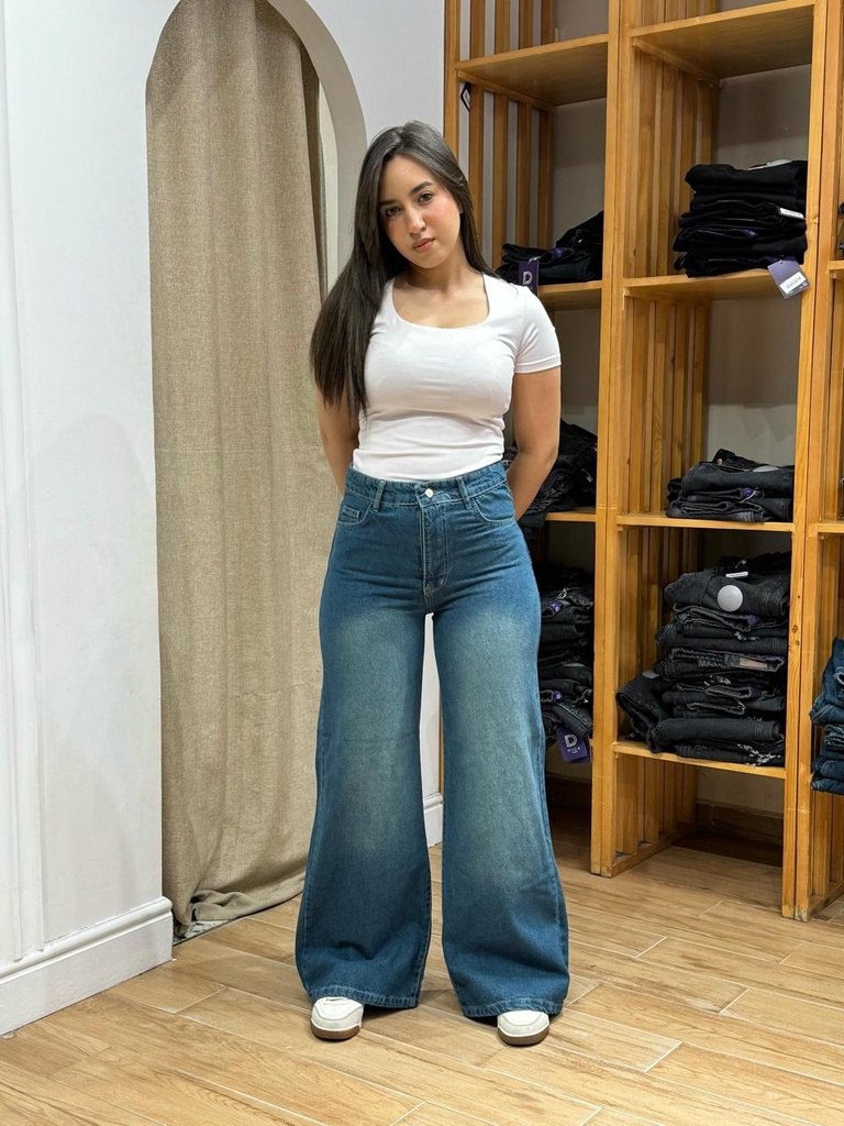 Long Wideleg - Dirty - Olive