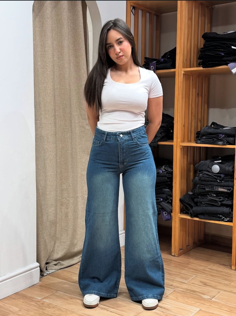 Long Wideleg - Dirty - Olive