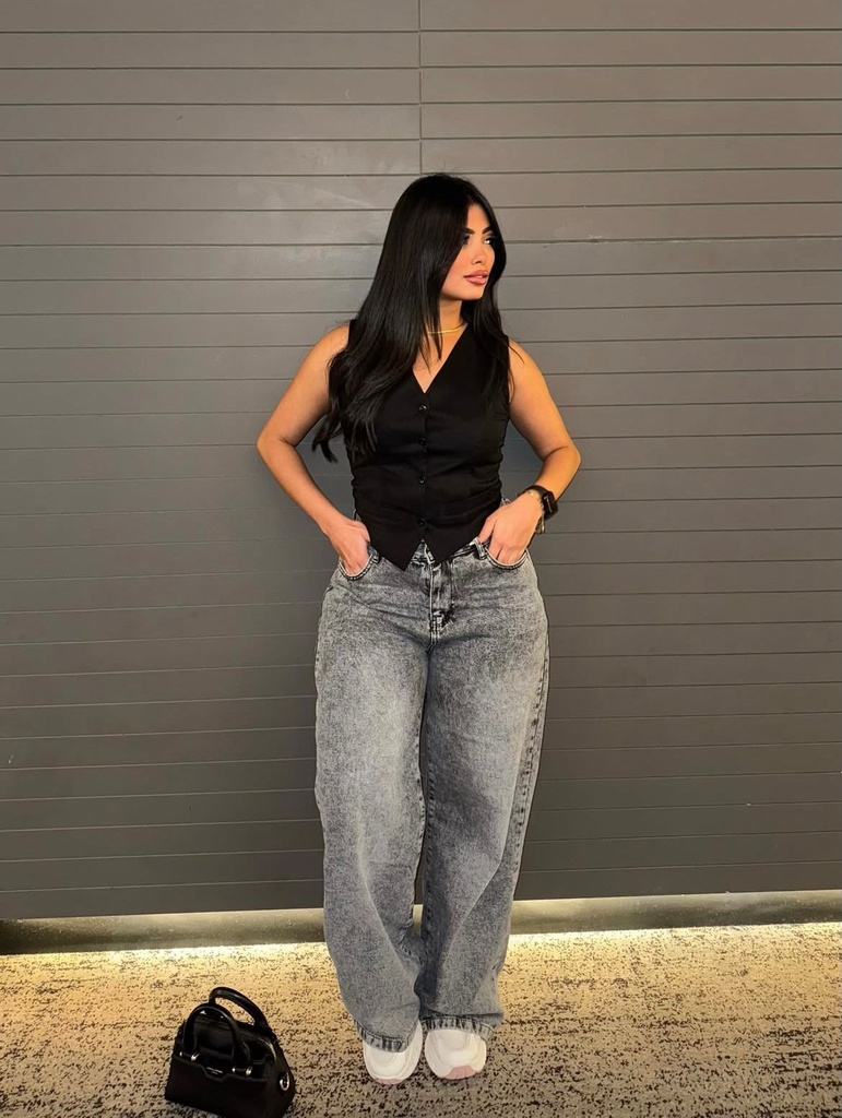 Long Wideleg - Light Grey