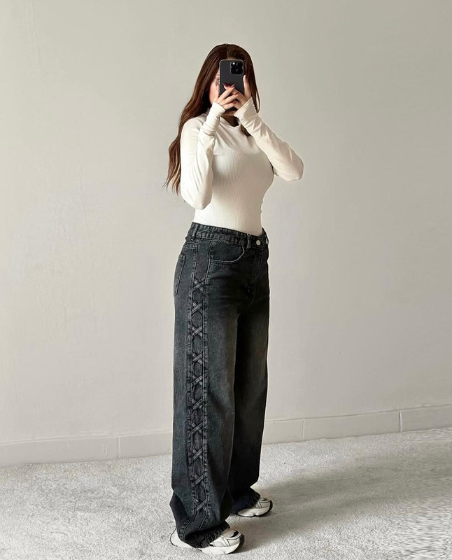 Double Straight - X Grey