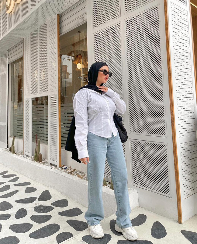 Long Straight - Light Blue