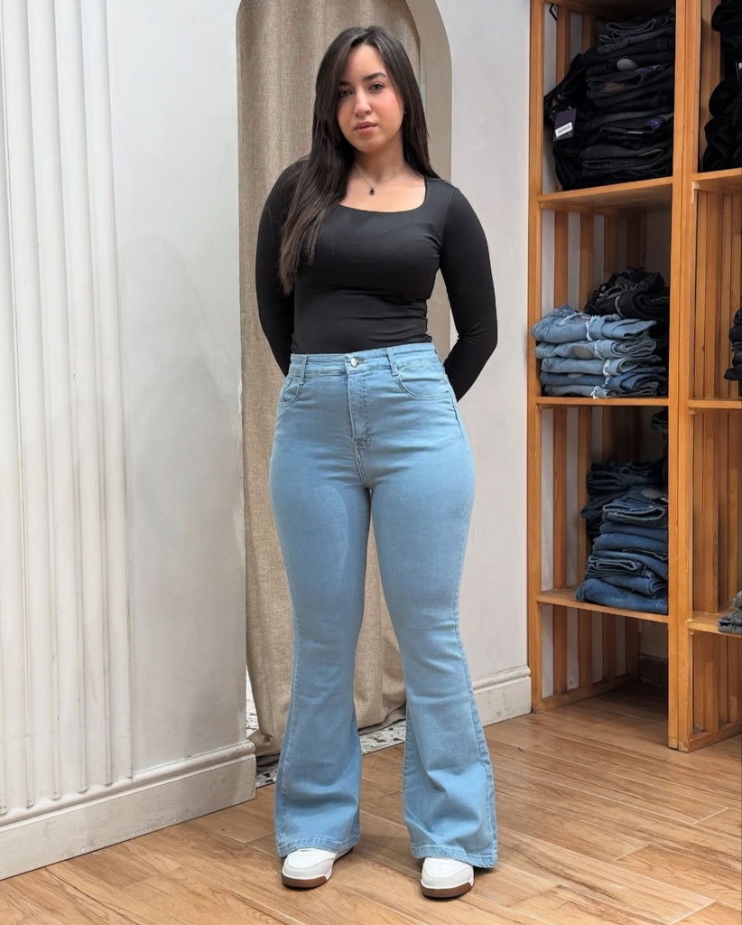 Long Charleston - Light Blue