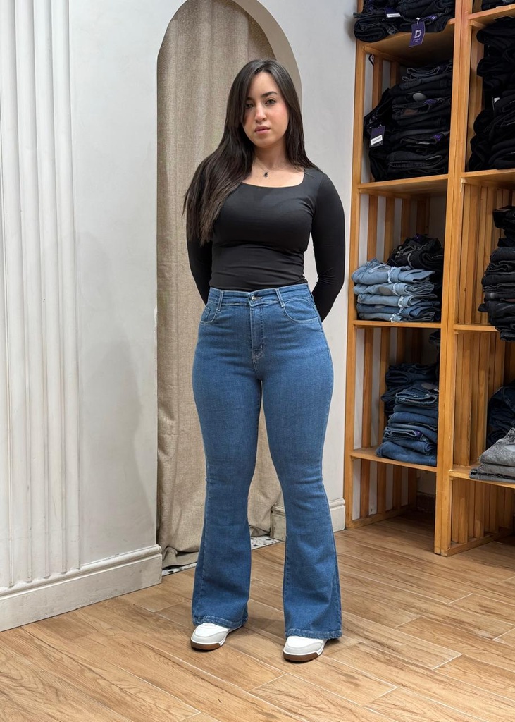 Long Charleston - Med Blue