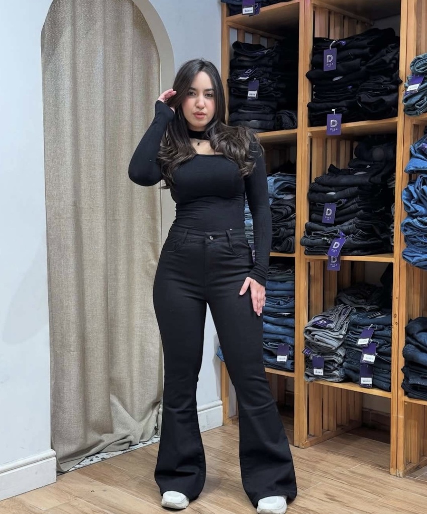 Long Charleston - Black