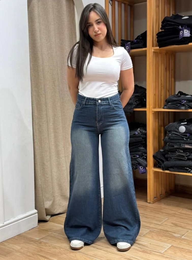 Long Wideleg - Dirty - Navy