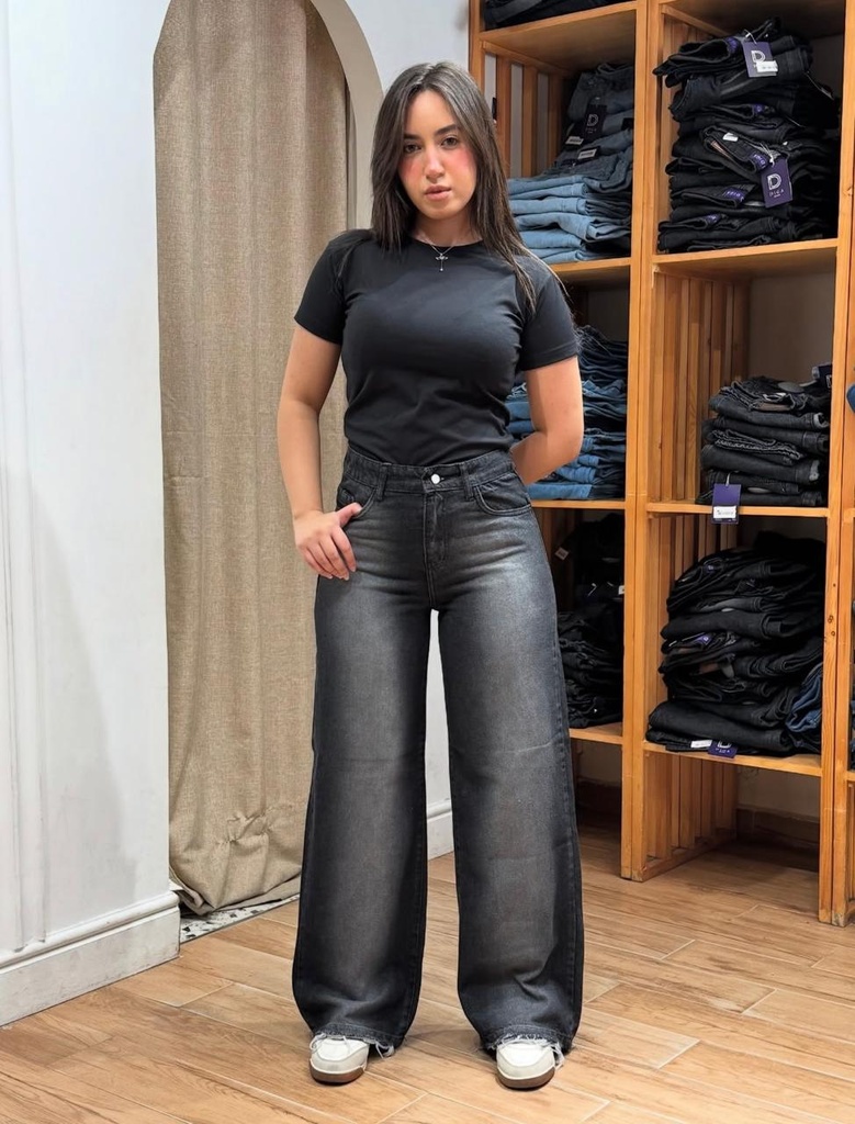 Double Wideleg - Unfinish - Grey 