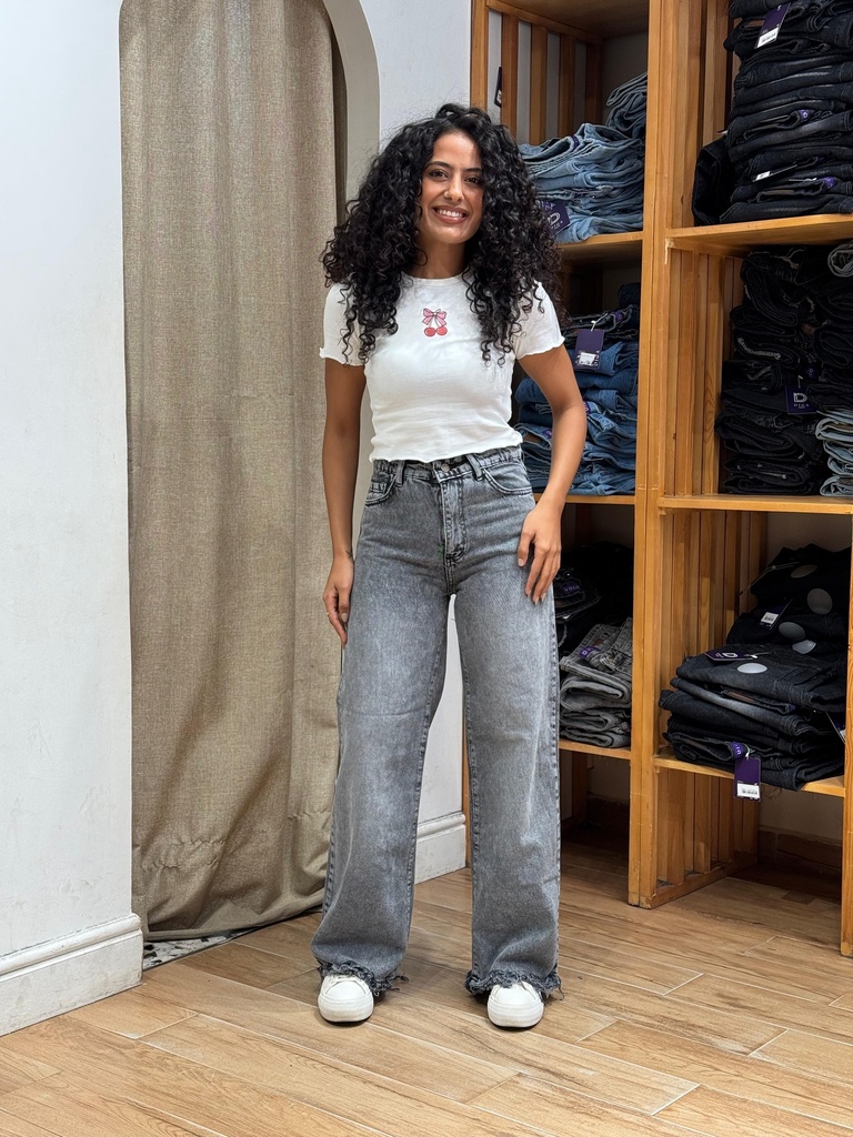 Double Wideleg - Unfinish - Light Grey 