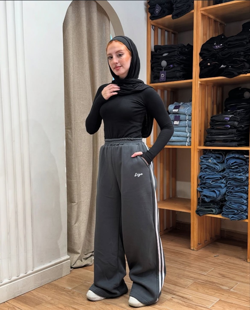 Sweatpants - Side Line - Grey