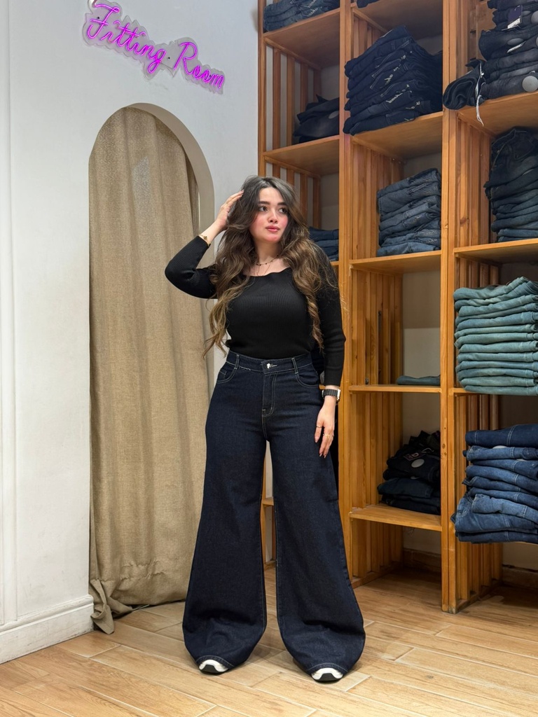 Long Wideleg - Blue Black