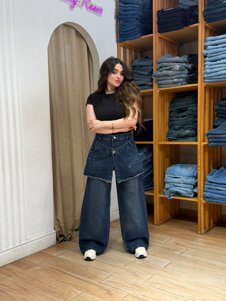 Double Wideleg - Oscar Skirt - Navy