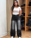 Long Wideleg - Front Pocket - Grey 