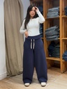 sweatpants - wrap - Navy 