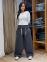 sweatpants - wrap - Grey